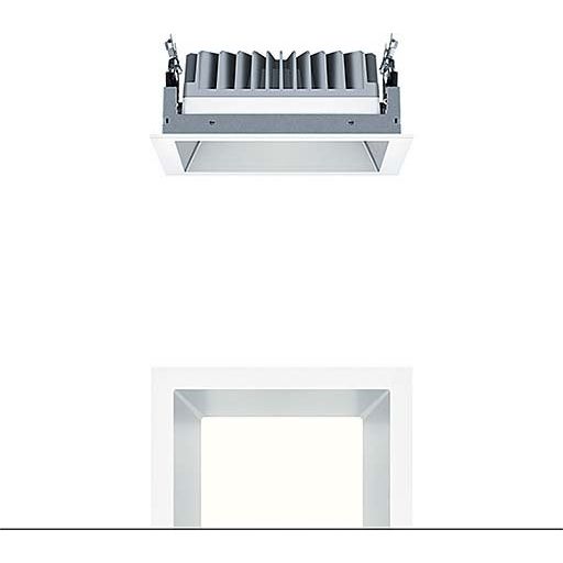 Zumtobel Group - Downlight/Strahler/Flutlicht LED - Deckeneinbauleuchte PANOS EVO #60815920 Q190L 830 230V SM WH