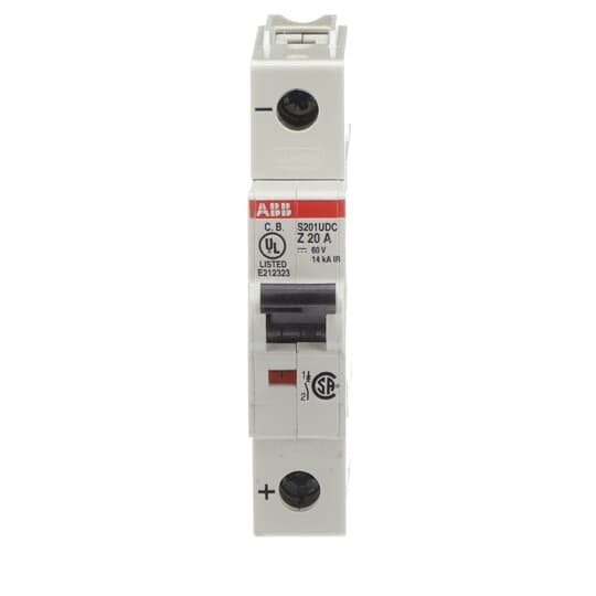 ABB Stotz S&J - Leitungsschutzschalter Sicherungsautomat S201UDC-Z20 14 kA, 20 A, 1P