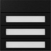 Gira - Funktionsmodul für Türkommunikation Ruftastenmodul 3f sw 5533925