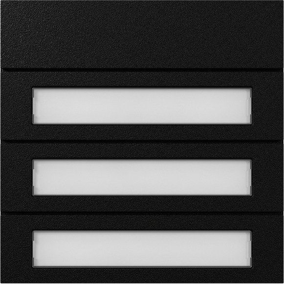 Gira - Funktionsmodul für Türkommunikation Ruftastenmodul 3f sw 5533925