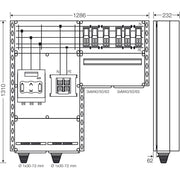 Hensel - Sicherungslasttrennschalter mit Gehäuse PV-Wechselrichter-Sammler Mi PV 7355 350kVA, 3-phasig