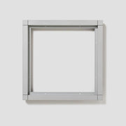 Siedle&Söhne - Montageelement für Türstation Kombirahmen KR 611-2/2-0 SM sil/met