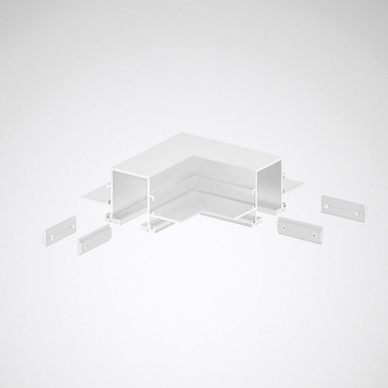 Trilux - Mechanisches Zubehör/Ersatzteile für Leuchten Vertbinderset Rail L-Ver- #8898300 weiß