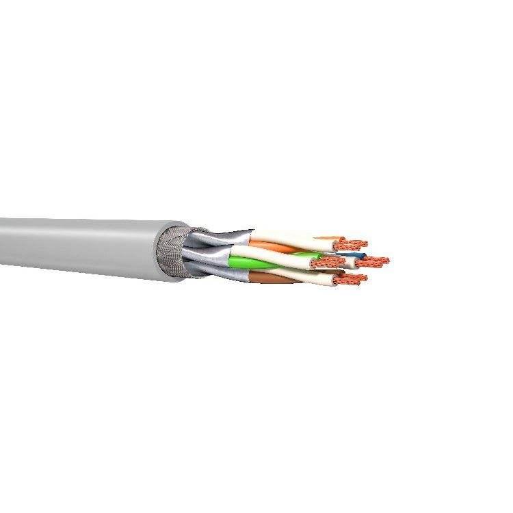 KERPEN DATACOM - Daten- und Kommunikationskabel ML F10-120 flex K.7A grau F10-120flgr-DcaT1000 4P S/FTP AWG26/7 − 1000 Meter