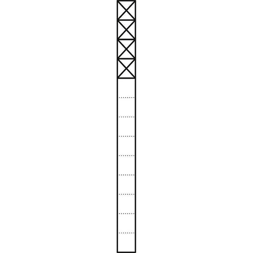 Siedle&Söhne - Kommunikations-Säule Kommunikations-Stele KS 613-4 SM 1,3m sil/met 4Mod