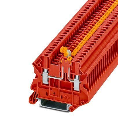 Phoenix Contact - Trenn- und Messtrenn-Reihenklemme Messertrennklemme UT 2,5-MT RD − 50 Stück