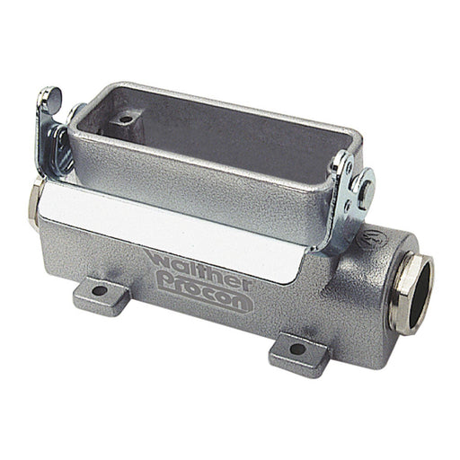 Walther Werke - Gehäuse für Rechtecksteckverbinder Sockelgehäuse T701416MS A16 H=57mm M20 LVB