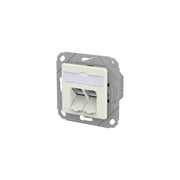 Metz Connect - Kommunikationsanschlussdose Kupfer RJ45 Anschlussdose LSA++ 130E381102-I UPk reinweiß