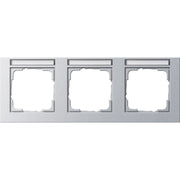 Gira - Abdeckrahmen 3f .alu 109325 waagerecht, bruchsi