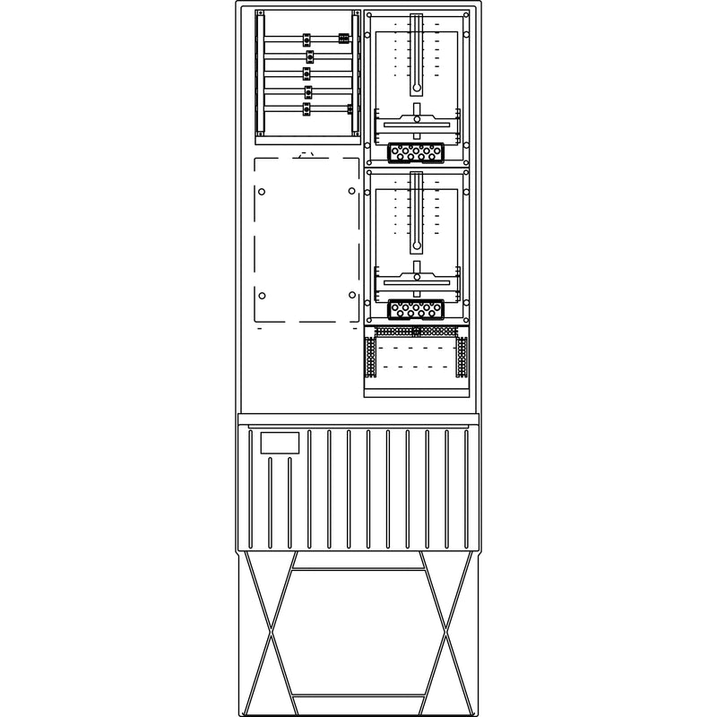 Elsta Mosdorfer - Zähler-Komplettschrank Zähleranschlusssäule ZS322.N2 A320 N2 2Z 3.HZ