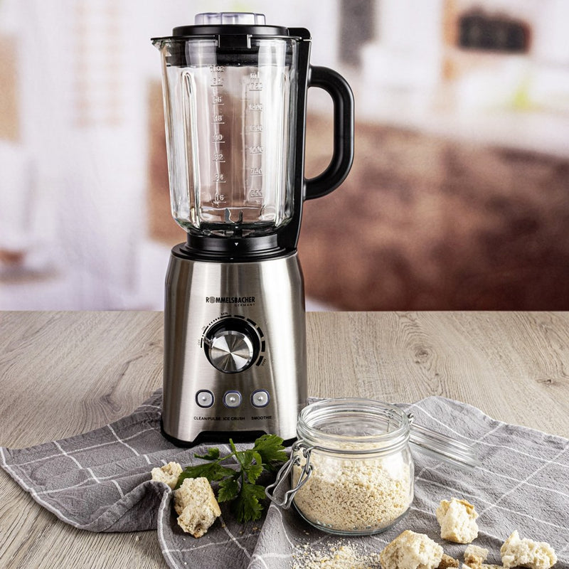 Rommelsbacher - Rühr-/Mixgerät Standmixer eds elektron. MX 1250 1200W, 1.75l Glas