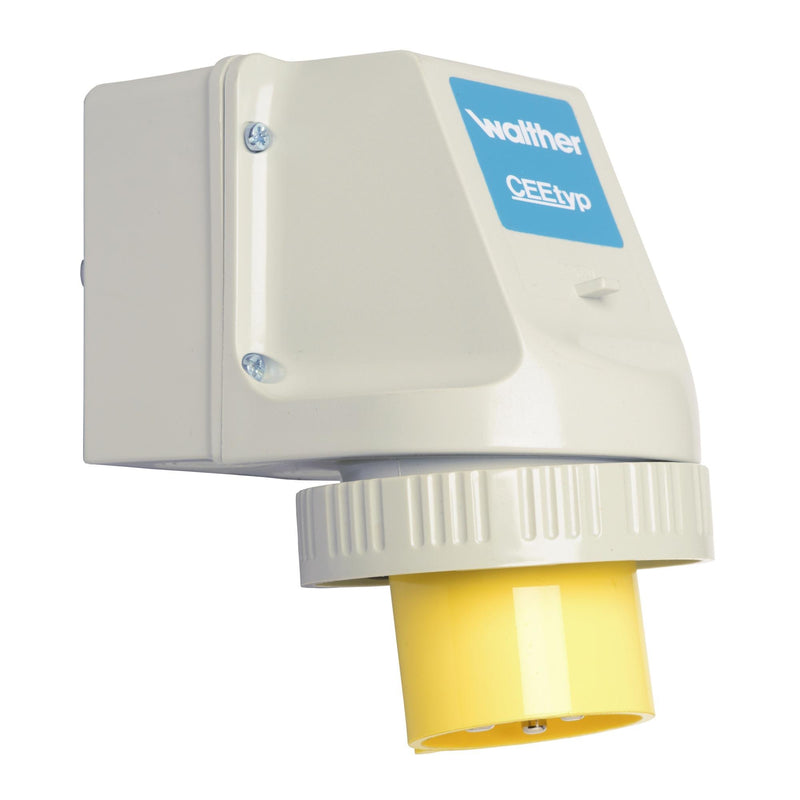 Walther Werke - CEE-Gerätestecker (IEC 60309) Wandgerätestecker 16A 618404 4P 110V 4h IP67