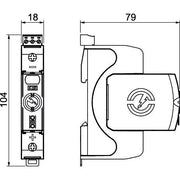 OBO Bettermann - Kombi-Ableiter für Energietechnik CombiController V50 V50-DC-60-12,5FS 60V DC 12