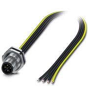 Phoenix Contact - Rundsteckverbinder, feldkonfektionierbar (Industriesteckverbinder) Einbausteckverbinder SACC-DSI-M12#1411603 − 1 Stück