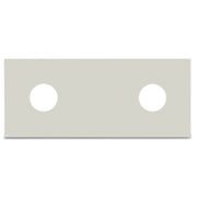 WAGO - Querverbinder/Brücker für Reihenklemme Brücker für Gewindebolzen 884-1842 M12,2-fach,weiß − 10 Stück