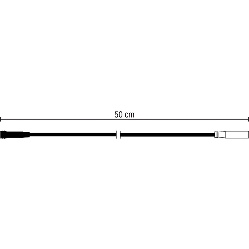 Scharnberger+Hasenbein - Zubehör/Ersatzteile für Lichtschlauch/-band Anschlusskabel 500mm 58701 QuickFix weiß
