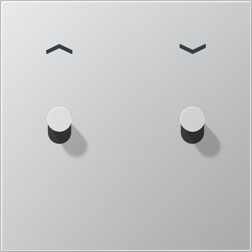 Jung - Abdeckung/Bedienelement für Installationsschalterprogramme Abdeckung mit Kipphebel AL 12-5 P K 0 Kegel, 1fach, alu