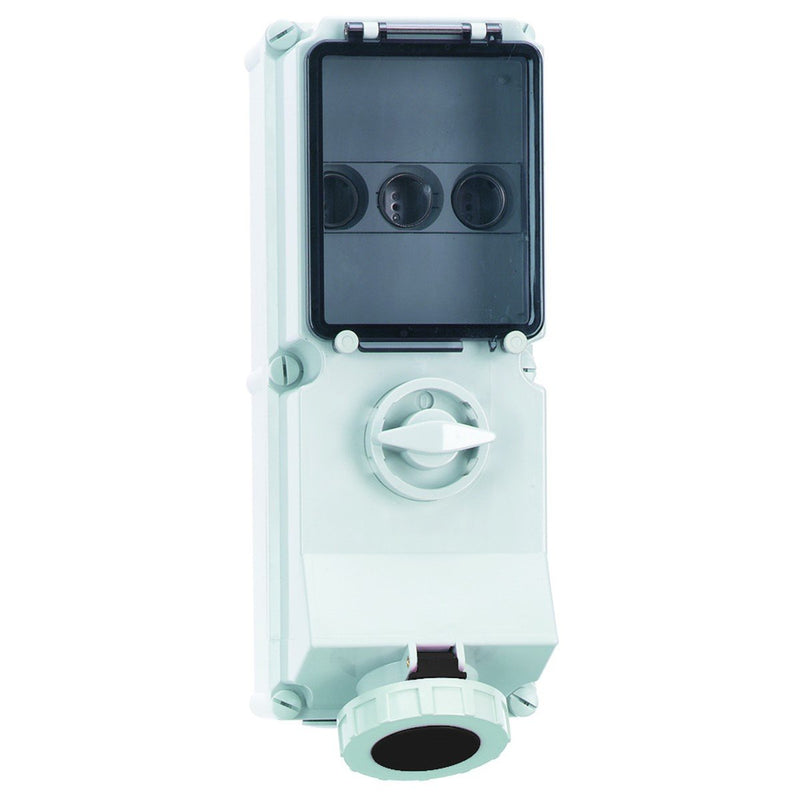 Bals Elektrotech - CEE-Steckdose abschaltbar, abgesichert (IEC 60309) Wandsteckdose abschaltbar 17238 abgesichert 32A 4p