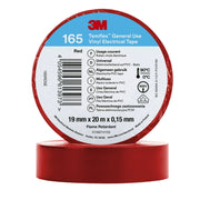 3M - Klebeband PVC Elektro-Isolierband Temflex165 rot19X20 165RD5E