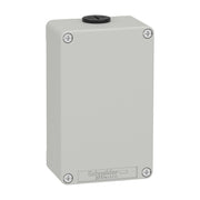 Schneider Electric - Gehäuse für Befehls- und Meldegeräte Leergehäuse XAP, Metall XAPD21 grau, ohne Bohrung