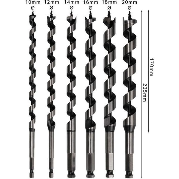 Bosch - Bohrer-Set PRO Wood 2607019322 Holzschlangenbohrer