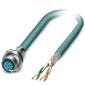 Phoenix Contact - Rundsteckverbinder, Einbau (mit Leitung) Bussystem-Einbaubuchse SACCBP-FSD-4#1437708