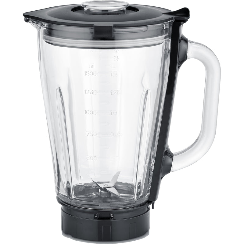 Severin - Zubehör/Ersatzteile für Kleingeräte Standmixer-Aufsatz ZB 5593 Glas/sw f.KM3896/3897