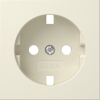 Gira - Zubehör/Ersatzteile für Installationsschalterprogramme Abd. SCHUKO-Steckd. 492001 Cremeweiß