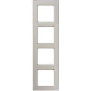 Peha - Abdeckrahmen Rahmen 4-fach D 20.674.222.022 Metall titan-rws