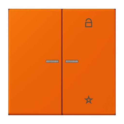 Jung - Bedienelement intelligent eNet Taster Universal 1f. FM LC 1701 224 orange (32080)