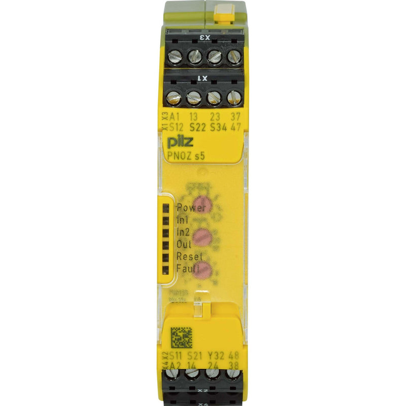 Pilz - Gerät zur Überwachung von sicherheitsgerichteten Stromkreisen Not-Aus-Schaltgerät PNOZ s5 #750135 48-240ACDC2n/o 2n/ot