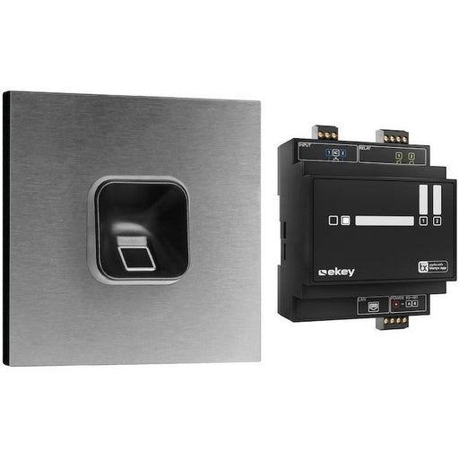 Ekey (AT) - Zutrittskontrollsystem Fingerprintset 204702 Gira 106 V2A, sw