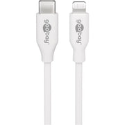 Goobay - Zubehör/Ersatzteile für Batterie/Akku/Ladegerät Sync/Ladekabel 39444 0,5m,Lightning-USB-C