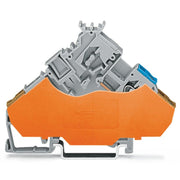 WAGO - Initiator/Aktor-Reihenklemme 2-Leiter-Aktorenklemme 280-565/280-321 2,5mm²,grau − 50 Stück
