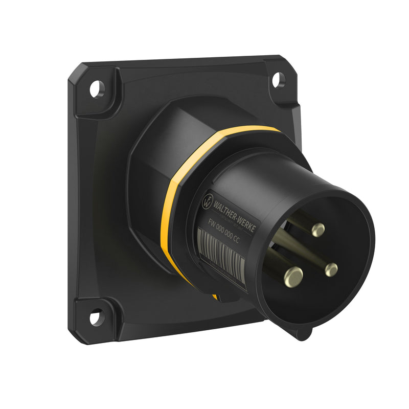 Walther Werke - CEE-Gerätestecker (IEC 60309) CEE NEO Anbaugerätestecker FW713304CC schräg 16A 3P 4h