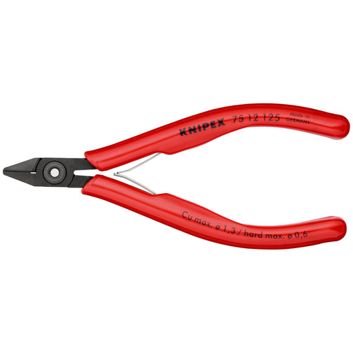 Knipex - Seitenschneider Elektronik-Seitenschneider 75 12 125 brüniert, 125mm