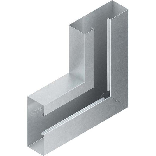 Niedax - Flachwinkel für Geräteeinbaukanal GK-Vertikaleck 90Gr. GKVO 213A78T80 WA 213x80mm