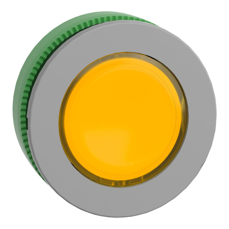 Schneider Electric - Frontelement für Drucktaster Drucktaster, Front ZB5FA58C0 gelb, 30mm, in grau