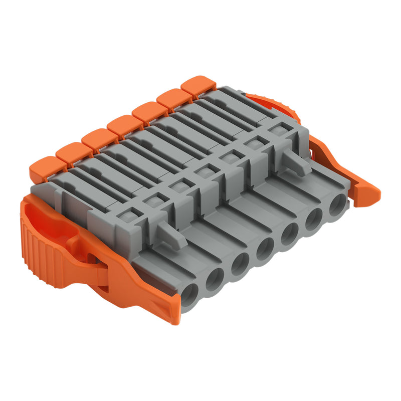 WAGO - Kabelsteckverbinder für Leiterplattensteckverbinder 1-Leiter-Federleiste 2231-1107/038-000 Push-in CAGECLAMP,gr − 50 Stück