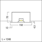 Zumtobel Group - Decken - /Wandleuchte LED - Deckeneinbauleuchte MIRL LED #42185484 4000K