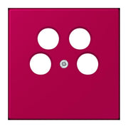 Jung - Einsatz/Abdeckung für Kommunikationstechnik Abdeckung für SAT-TV LC 990-4 SAT2 230 rouge rubia (32101)