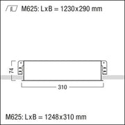 Zumtobel Group - Decken - /Wandleuchte LED - Einbauleuchte MIREL - L NIV#42925634 2800 - 830 M625L LDO