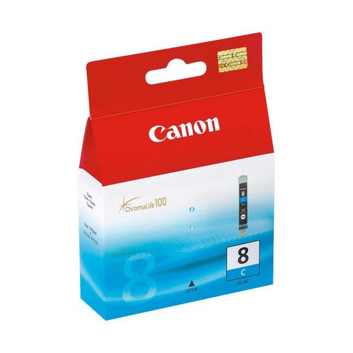 Canon - Verbrauchsmaterial für Telefax/Drucker/MFC Tintenpatrone CLI-8C 13ml cy cyan