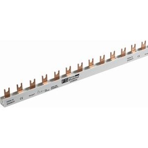 Mersen - Zubehör/Ersatzteile für elektrische Sicherungen/Sicherungshalter V-Schiene Gabel 22948.160000 2-pol. m.Iso. 16mmq − 5 Stück