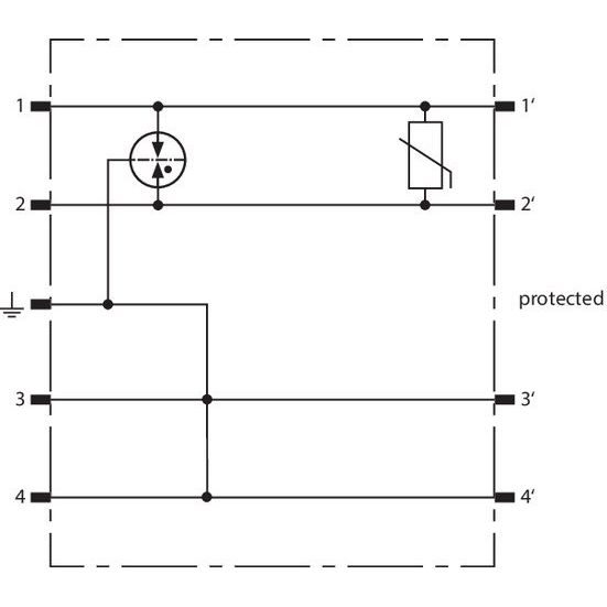 DEHN - Kombi-Ableiter für Informations-/MSR-Technik Kombiableiter-Modul BXT M2 BD HC5A 24 für 1 Doppelader