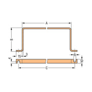 WAGO - Sammelschiene Sammelschienenbügel 790-192 Cu 10x3mm