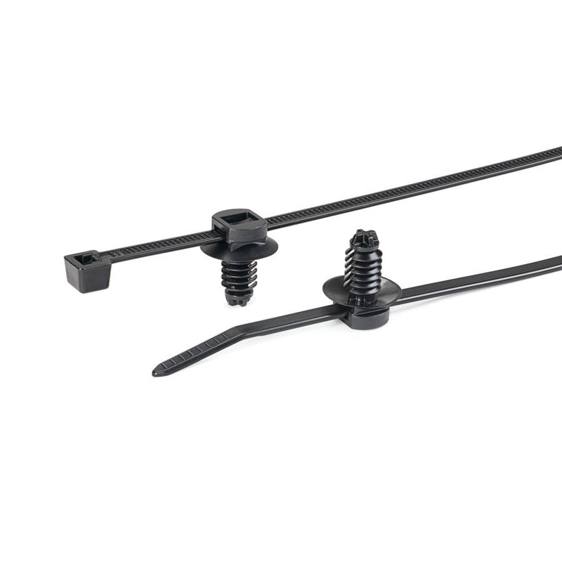 HellermannTyton - Kabelbinder Befestigungsbinder T50RFT7 PA66HS BK 200x4,6 − 500 Stück