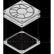 Schroff - Lüfter (Schaltschrank) Ventilator 20713048