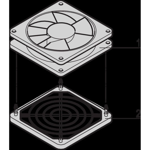 Schroff - Lüfter (Schaltschrank) Ventilator 20713048