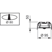 Philips Lighting - Lichtregelsystemkomponente Anwesenheitssensor LRM1080/00 #73140799
